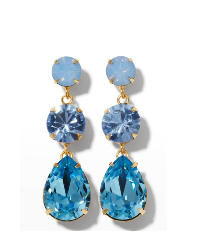 Front of a size O/S Aileen Earrings in Sky in Sky by JENNIFER BEHR. | dia_product_style_image_id:328946
